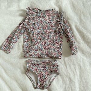 H&M long sleeve swimsuit - 2T